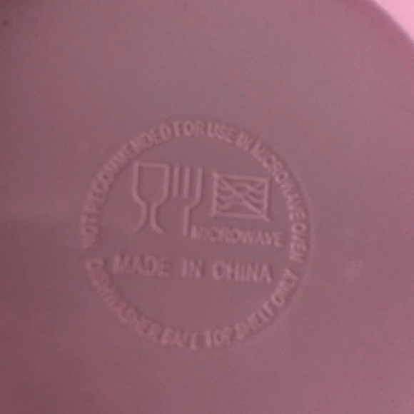 3 PC Vintage Pink Melamine Nesting Mixing Bowl Set Non Slip - Picture 5 of 5